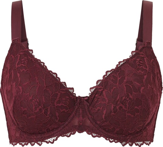 Ellos Plus collection Spile BH i blonde Rød