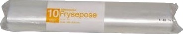 Frysepose Catersource 10 Ltr 280X530 Mm 34My Med Skrivefelt Ldpe,25 Rl X 50 Stk/Krt