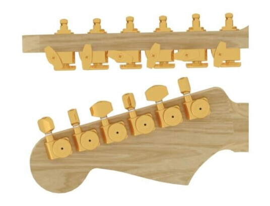Hipshot Tuner Upgrade Kit Fender Directrofit, Bass Side, Stag, Gull