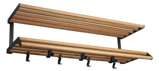 Essem Design Tamburin hattehylle 60 cm Eik-svart Essem Design Tamburin hattehylle 60 cm Eik-svart