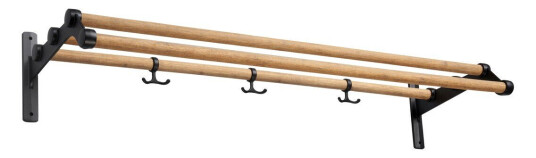Essem Design Nostalgi 291 hattehylle 100 cm Bambus-svart