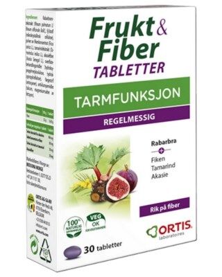 Frukt & Fiber 30 Tabletter Frukt & Fiber 30 Tabletter