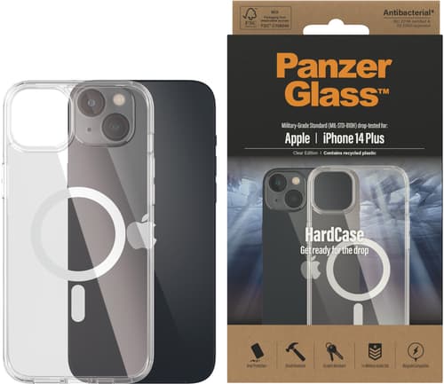 PanzerGlass HardCase MagSafe iPhone 14 Plus Gjennomsiktig Plast