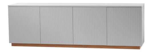 A2 Beam sideboard Lysegr?, sokkel i oljet eik