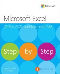Microsoft Excel Step By Step (Office 2021 And Microsoft 365) Av Joan Lambert, Curtis Frye