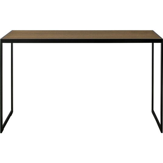 Englesson Square Konsollbord 122x36x70 cm Svart/Burned Walnut