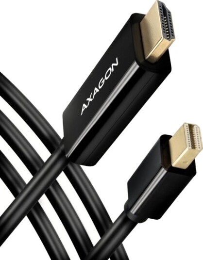 Axagon Rvdm Hi14c2 Mini Displayport Zu Hdmi Adapterkabel 4K/30 Hz 180 Cm Lang Kabel Digital/Display/Video 1,8 M Mini Displayport Hdmi Hankjønn Hankjønn 1.4B Axagon Rvdm Hi14c2 Mini Displayport Zu Hdmi Adapterkabel 4K/30 Hz 180 Cm Lang Kabel Digital/Display/Video 1,8 M Mini Displayport Hdmi Hankjønn Hankjønn 1.4B