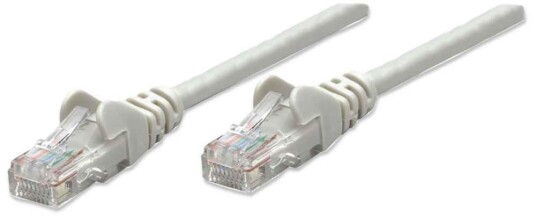 Intellinet Cat6 Nettverkskabel 2m U/UTP Grå med Gullplaterte Kontakter Intellinet Cat6 Nettverkskabel 2m U/UTP Grå med Gullplaterte Kontakter