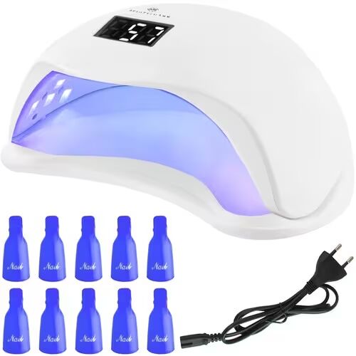 Beautylushh UV Lampe med Klemmer for Negler Tørker Neglelampe 48W