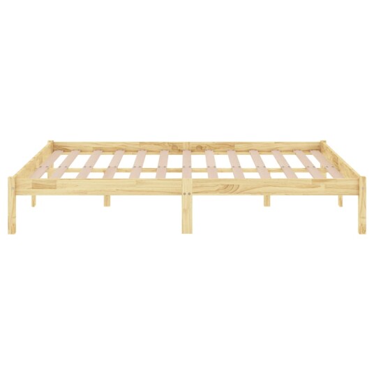 vidaXL Sengeramme heltre furu 140x190 cm