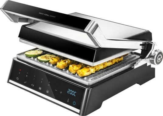 Cecotec Rock'nGrill Smart kontaktgrill - 2000W - Sort/Rustfritt stål