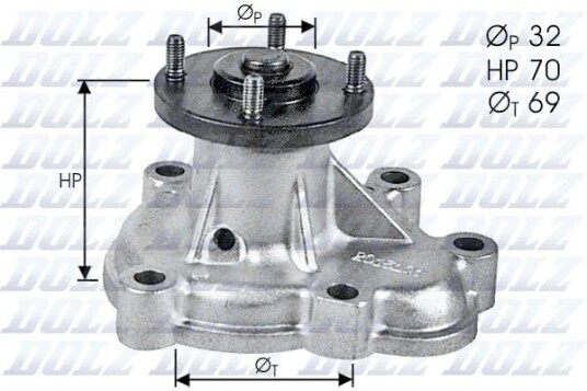 DOLZ O131 Vannpumpe