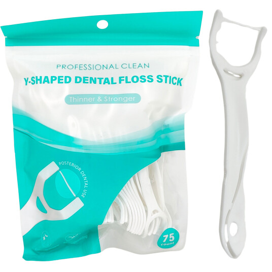 Y-formede tanntrådhengere Professional Clean 75 stk.