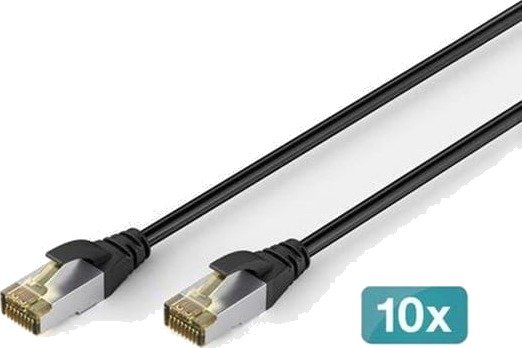 Digitus Nettverkskabel 10 m Svart DK-1644-A-100-OD-10