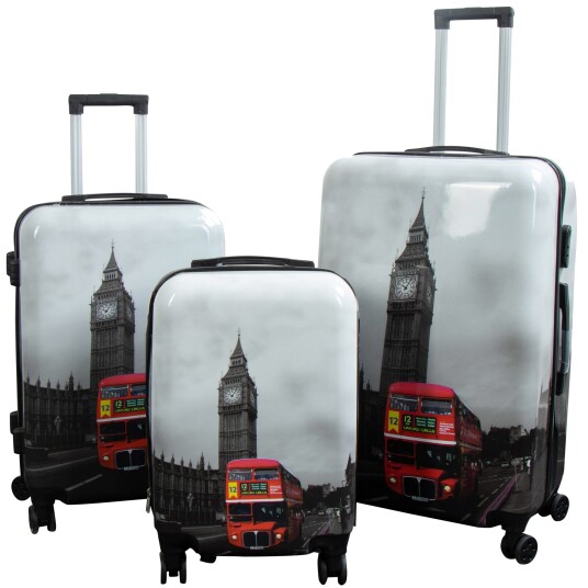 Koffert - Koffert med motiv - Big Ben - Hardcase lettvektskoffert med 4 hjul