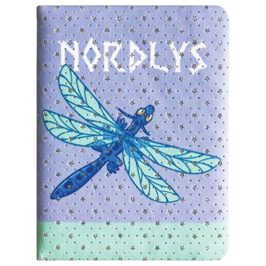 Notatbok Nordlys med glitter