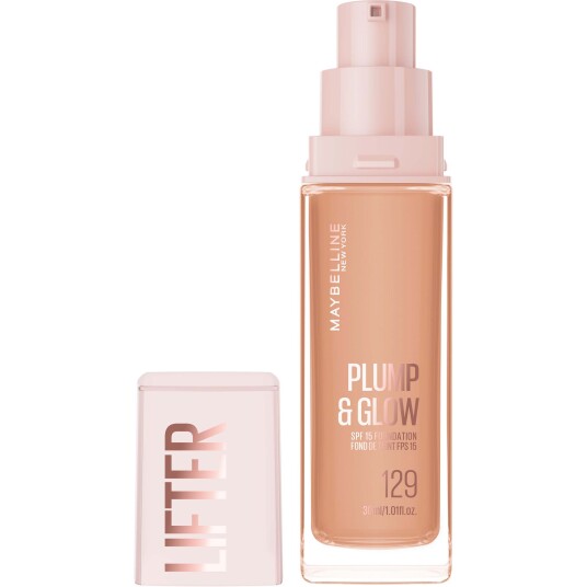 Maybelline New York Lifter Plump & Glow Foundation 30ml - Fuktighetsgivende og Glødgivende Maybelline New York Lifter Plump & Glow Foundation 30ml - Fuktighetsgivende og Glødgivende