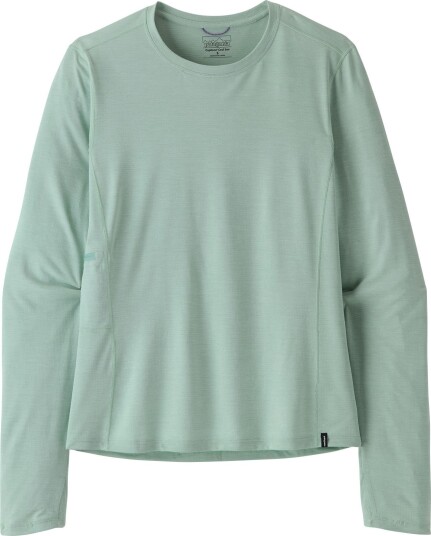 Patagonia Women"s Long Sleeved Capilene Cool Sun Shirt Thermal Blue Thin Ice X dye XS
