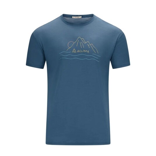Aclima LightWool 140 Classic Sunset T shirt M Str. S Aclima LightWool 140 Classic Sunset T shirt M Str. S