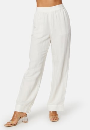 GANT Linen Viscose Pull-On Pants 113 Eggshell 40
