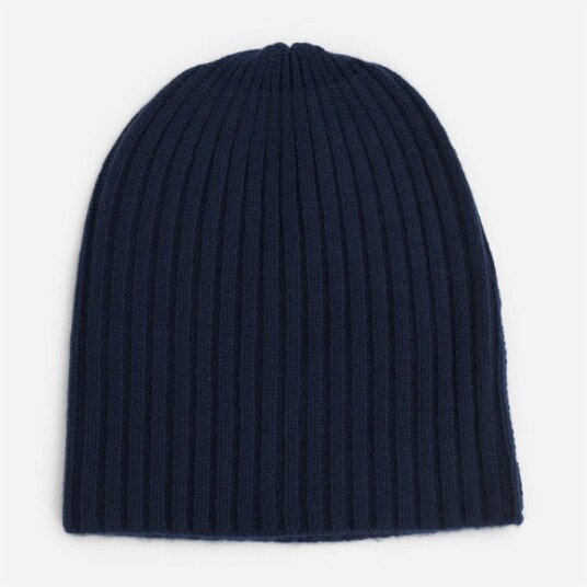 Soft Rib Cap Cashmere Midnight Sea