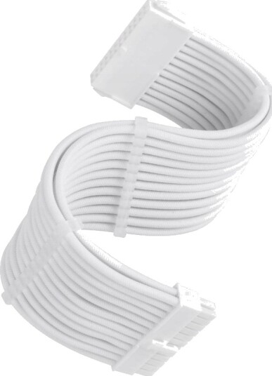 Silverstone Strømutvider Sst-Pp07e-Mbw-V2 24-Pins Atx Hvit 30 Cm Silverstone Strømutvider Sst-Pp07e-Mbw-V2 24-Pins Atx Hvit 30 Cm