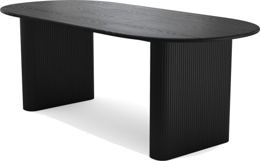 Noira uttrekkbart spisebord 160/220x100cm - Svart