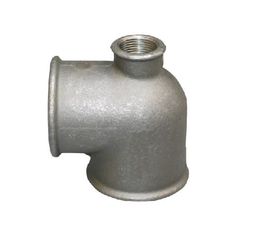 2" x 2" x 1/2" galvanisert T-skjorte