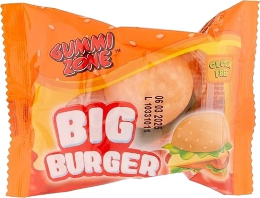 Gummi Zone Stor Vingummi Burger 28 gram