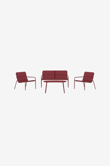 Venture Home Fourni Sofasett Rød Venture Home Fourni Sofasett Rød