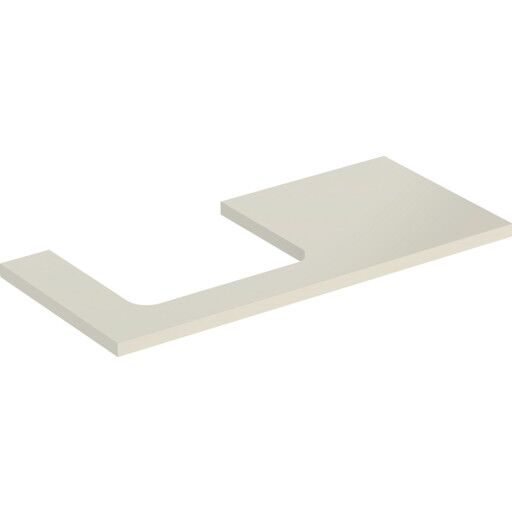 Geberit One benkeplate 104,2x47,3 cm høyglans beige