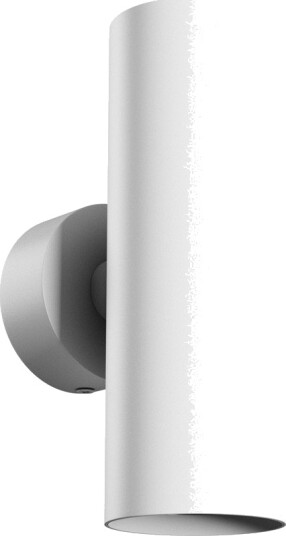 Spectrum Squalla Variosa Tubo 2xGU10 Vegglampe uten lyskilde 230V IP20 55x160x90mm hvit rund