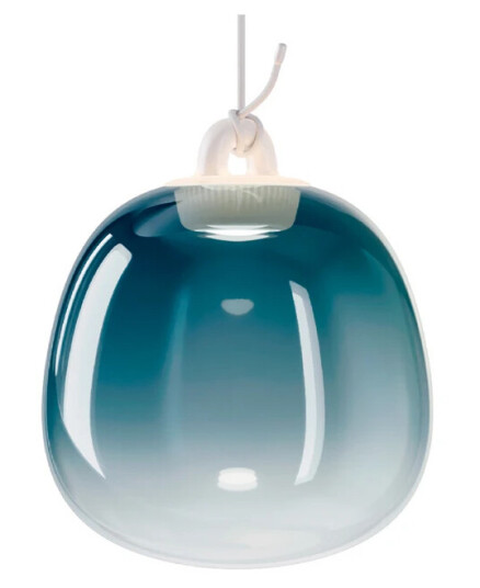 Lodes Oblò Pendel Small 2700K Azure Stål/Hvit