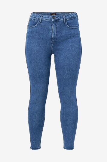 Lee Plus - Jeans Super High Scarlett - Blå