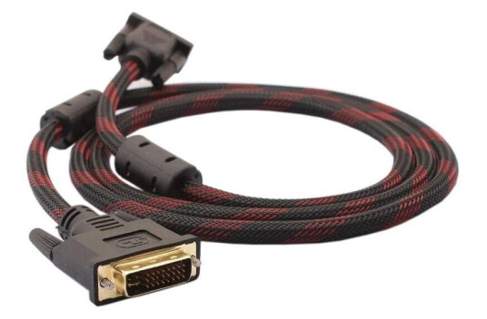 DVI til VGA adapterkabel