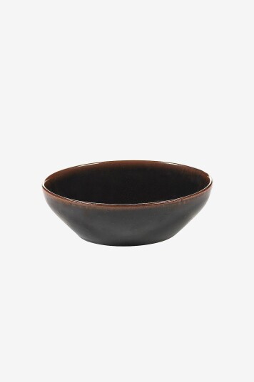 Serax   Bowl L Out Of Lines By Uncharted 2 Pack   Svart