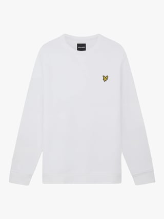 Lyle & Scott Crew Neck Sweatshirt Hvit M