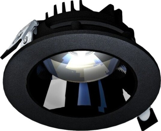Modell M Downlight 14W innfelt justerbar retning uten lyskilde 30° 130x58 mm svart