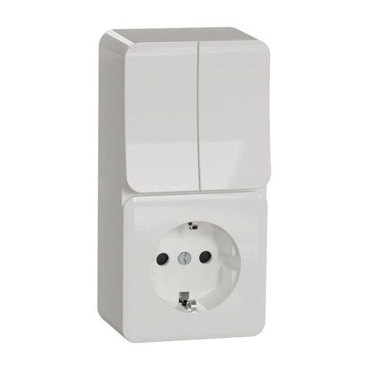 Stikkontakt Schneider Electric Exxact Kron
