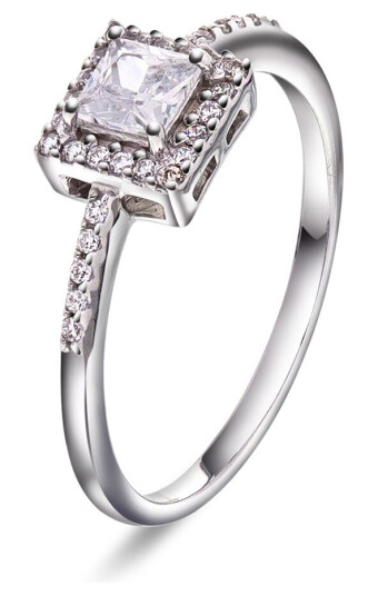 Pan Jewelry Ring med zirkonia Luxe størrelse Ring med zirkonia Luxe 60
