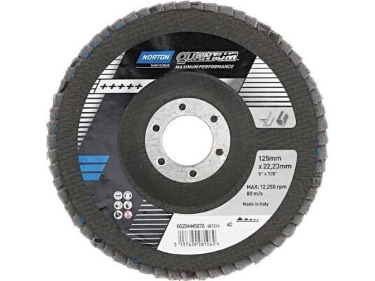 Norton Clipper Lamellrondell Quantum R996 Type 28 P40 125x22mm Norton Clipper Lamellrondell Quantum R996 Type 28 P40 125x22mm