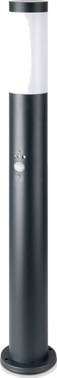 V Tac 80cm hagelampe med sensor Grå rustfritt stål E27 pullert IP44 utendørs PIR bevegelsessensor V Tac 80cm hagelampe med sensor Grå rustfritt stål E27 pullert IP44 utendørs PIR bevegelsessensor