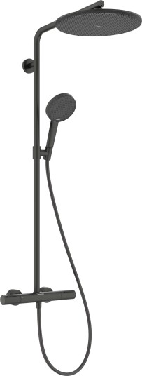 Hansgrohe Raindance Alive S Puro Showerpipe dusjsett, vannsparende, børstet sort krom