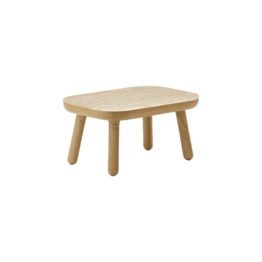 Umage Paff Sidebord Lav Eik/Travertin