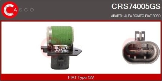 Formotstand, kjølevifte for el-motor CASCO CRS74005GS