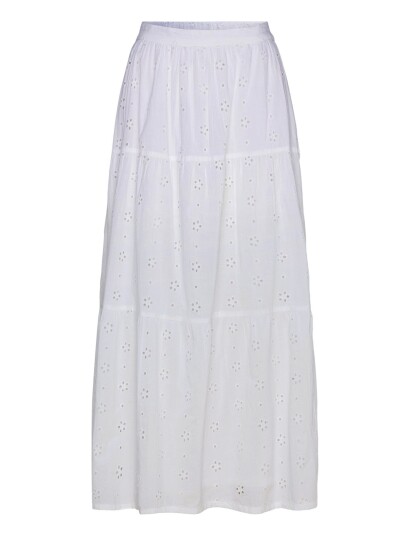Rip Curl Oasis Broderie Maxi Skirt   White   S