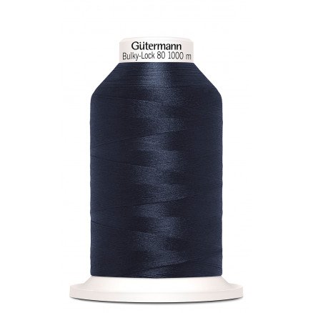 Gütermann Bulky Lock 80 Sytråd Polyester Mørkeblå 339 1000 m