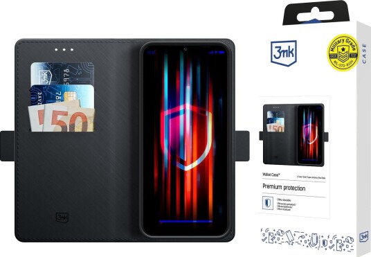 3mk Lommebokdeksel for Samsung Galaxy S25 Edge Svart