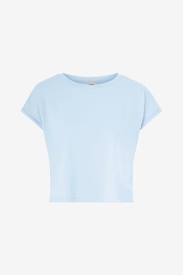 Aim'n Treningstopp Soft Basic Roll Sleeve Top Blå