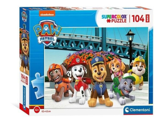 Clementoni Maxi Puzzle PAW Patrol 104st. Gulv